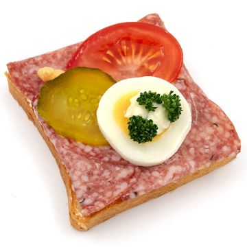 Belegte Brötli Salami
