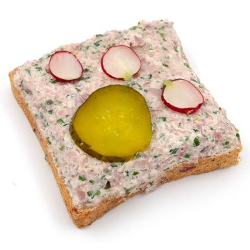 Belegte Brötli Schinkentatar