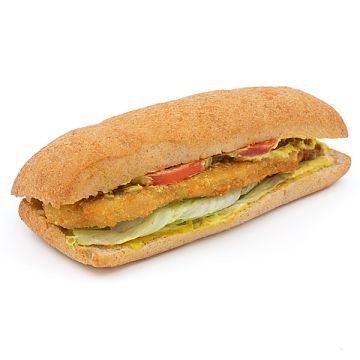 Pouletschnitzel-Sandwich